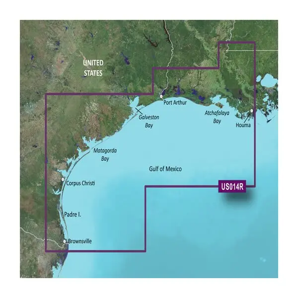 U.S., Morgan City, LA to Brownsville, TX Coastal Charts