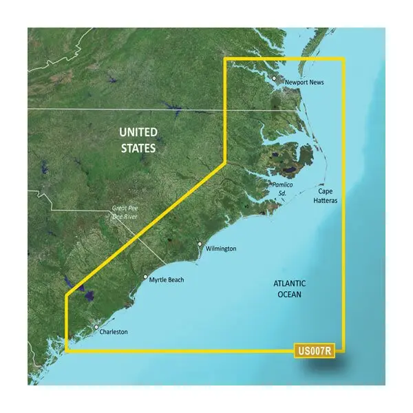 U.S., Norfolk, VA to Charleston, SC Coastal Charts