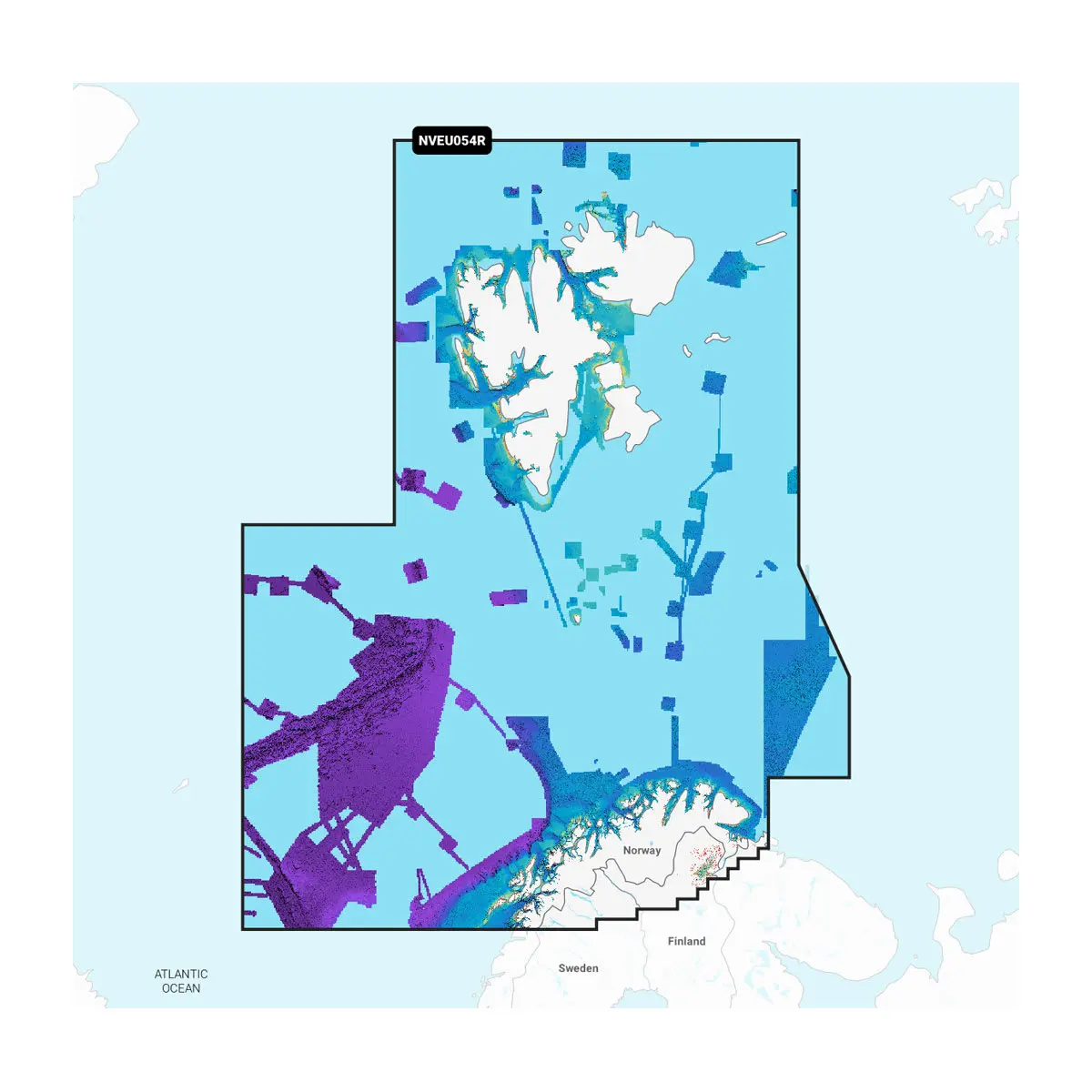 Norwegen, Vestfjord bis Varanger & Svalbard – Seekarten