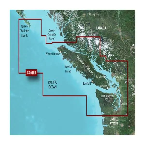 Canada, Vancouver, Inside and Outside Passage Charts