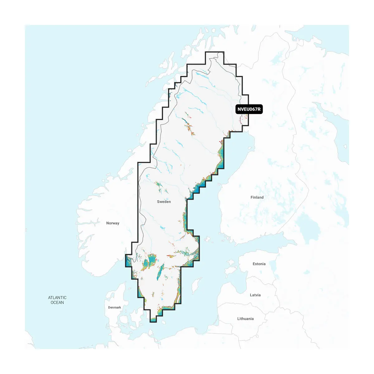 Schweden, Seen & Flüsse – Seekarten für Binnengewässer