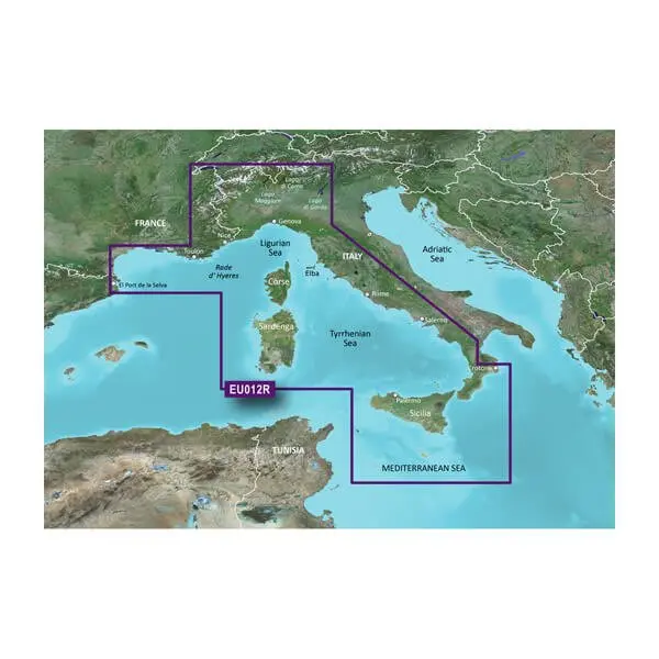 Mediterranean Sea, Central and West Charts