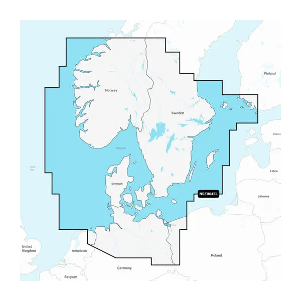 Skandinavien Süd & Deutschland Nord - Seekarten