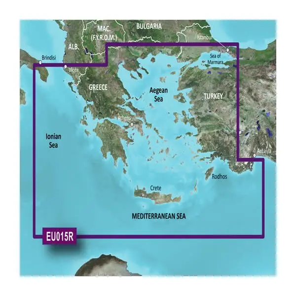 Aegean Sea and Sea of Marmara Charts