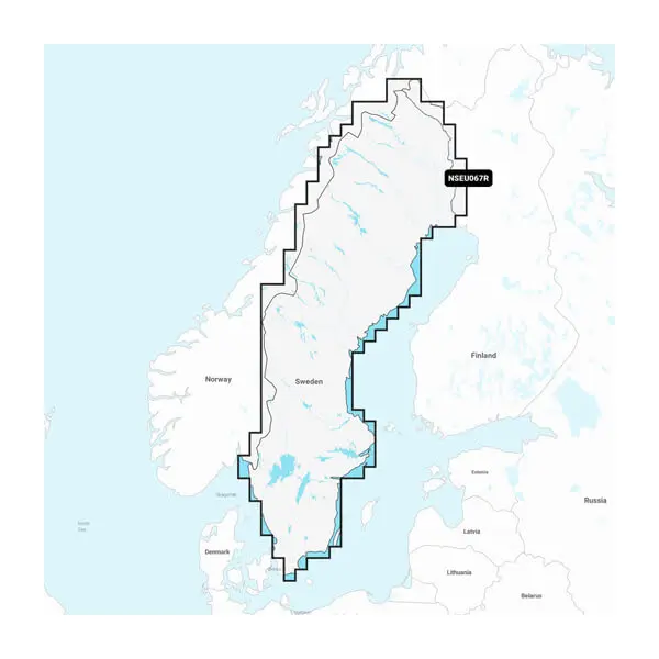 Schweden, Seen & Flüsse – Seekarten für Binnengewässer