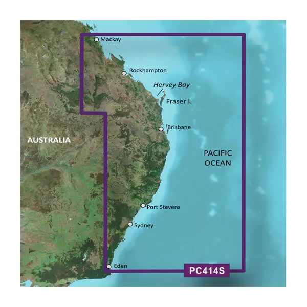 Australia, Mackay to Twofold Bay Coastal Charts
