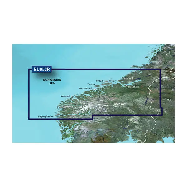 Norway, Sognefjorden to Svesfjorden Charts