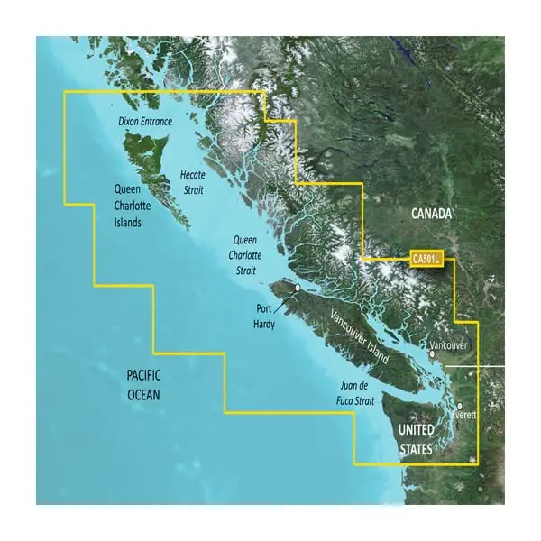Canada, Puget Sound to Dixon Entrance Charts