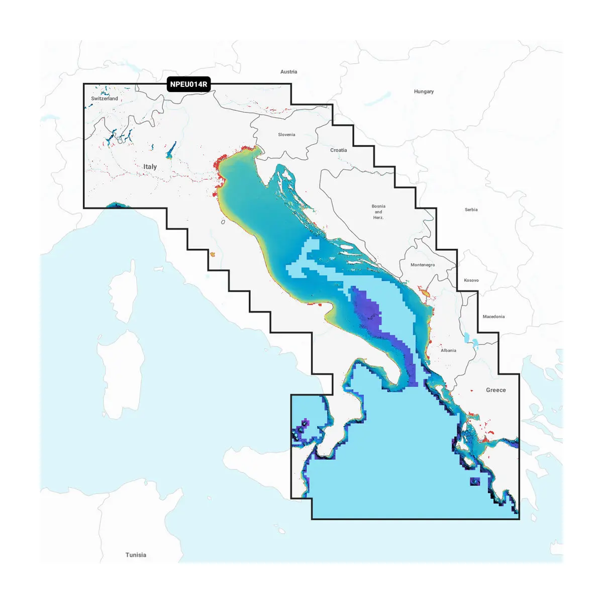 Italien, Adria - Seekarten