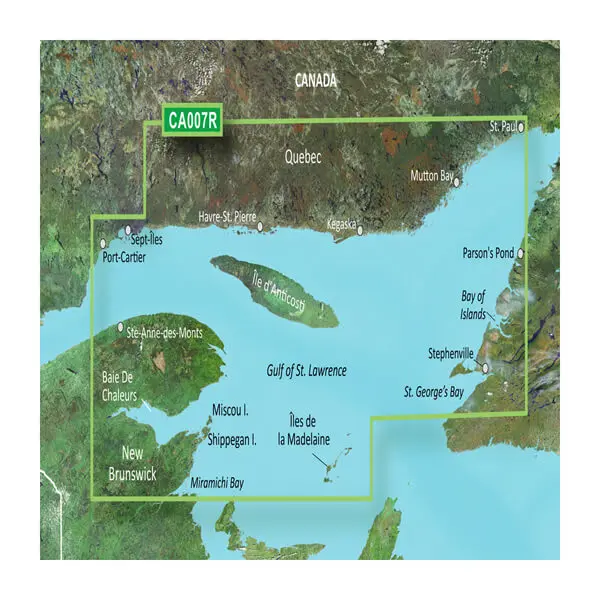 Canada, Les Mechins to St. George's Bay Coastal Charts