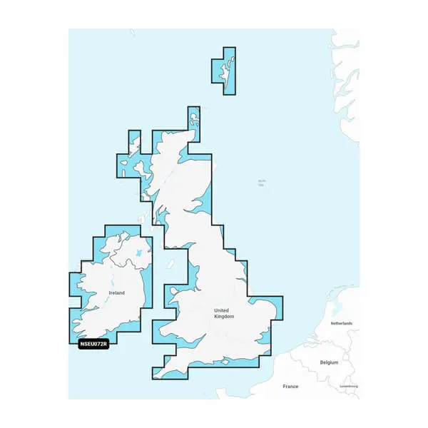 U.K., Irland, Seen & Flüsse – Seekarten für Binnengewässer