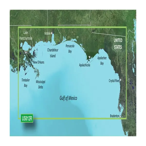 U.S., Tampa, FL to New Orleans, LA Coastal Charts