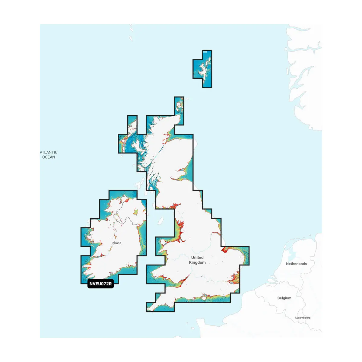 U.K., Irland, Seen & Flüsse – Seekarten für Binnengewässer