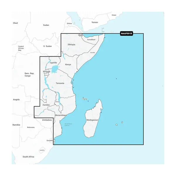 Afrika, Osten - Seekarten