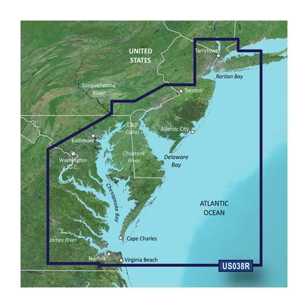 U.S., New York to Chesapeake Bay Coastal Charts
