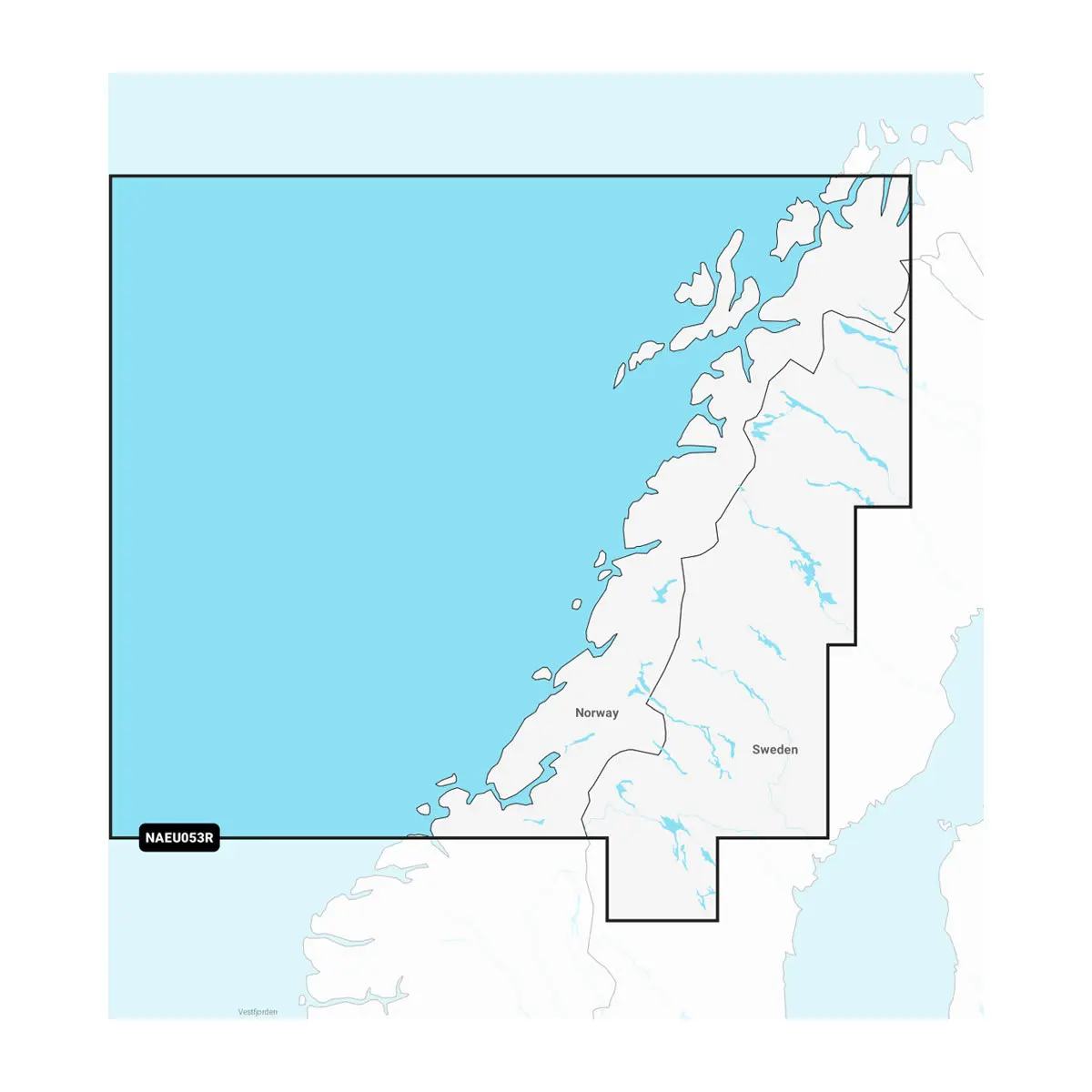 Norwegen, Trondheim bis Tromsø - Seekarten