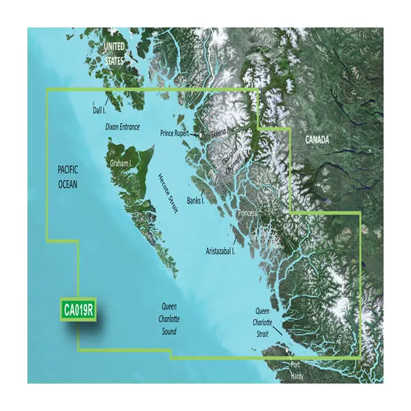 Canada, Hecate Strait Charts
