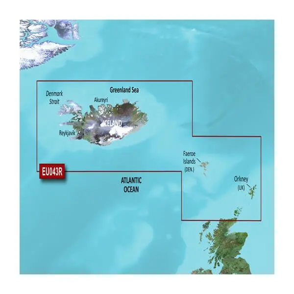 Iceland to Orkney Coastal Charts
