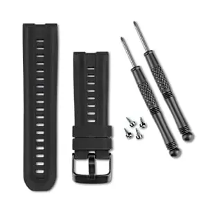 Uhrenarmband aus Silikon für die GPS-Navigationsuhr mit Höhenmesser, Barometer und Kompass