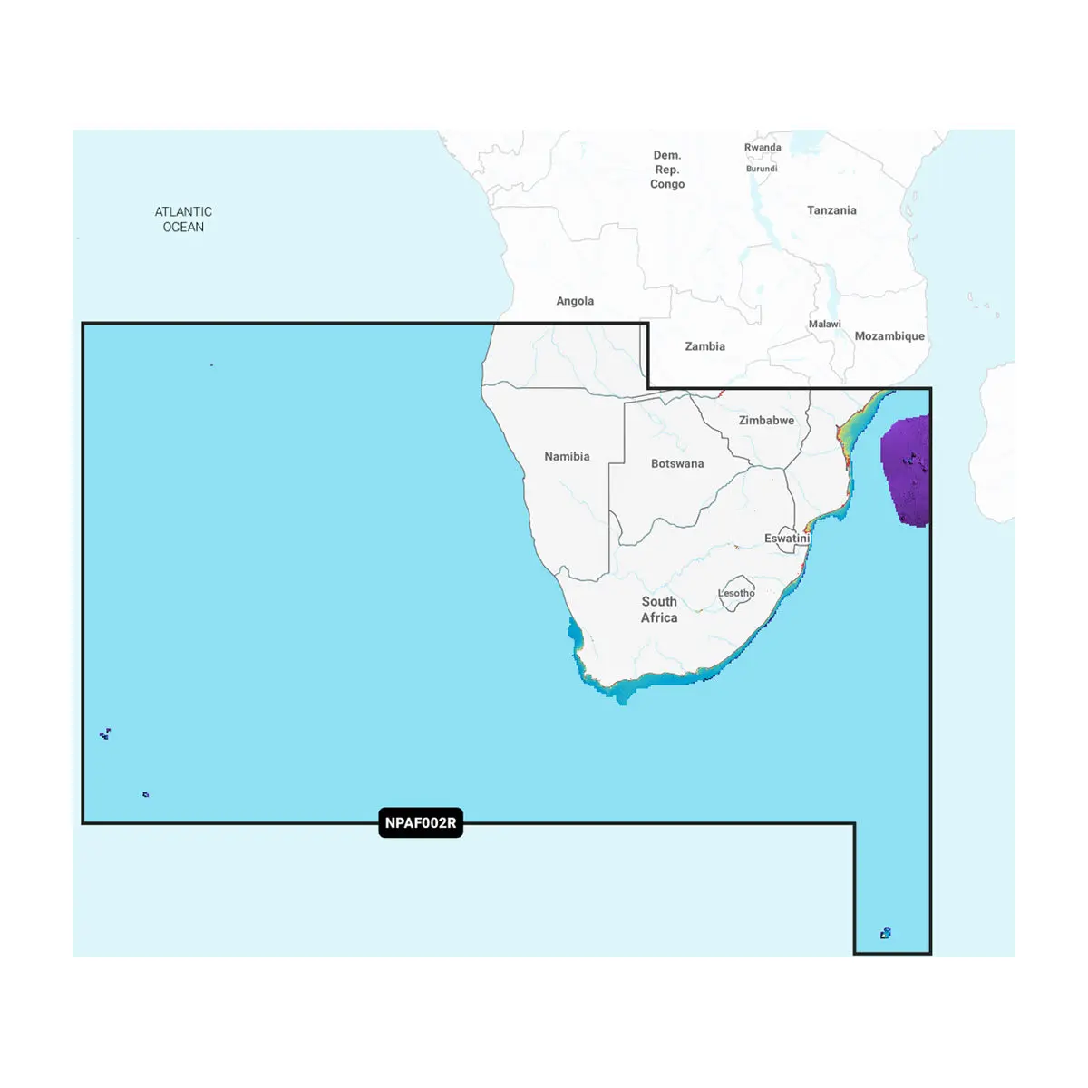 Afrika, Süden - Seekarten