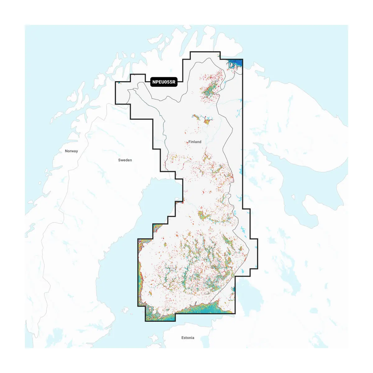 Finnland, Seen und Flüsse - Seekarten für Binnengewässer