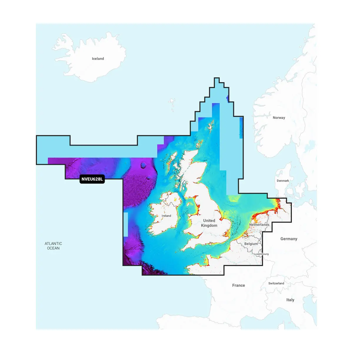 U.K., Irland & Holland – Seekarten
