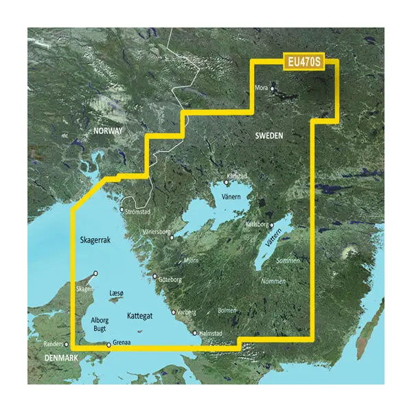 Sweden, Stromstad to Halmstad Charts