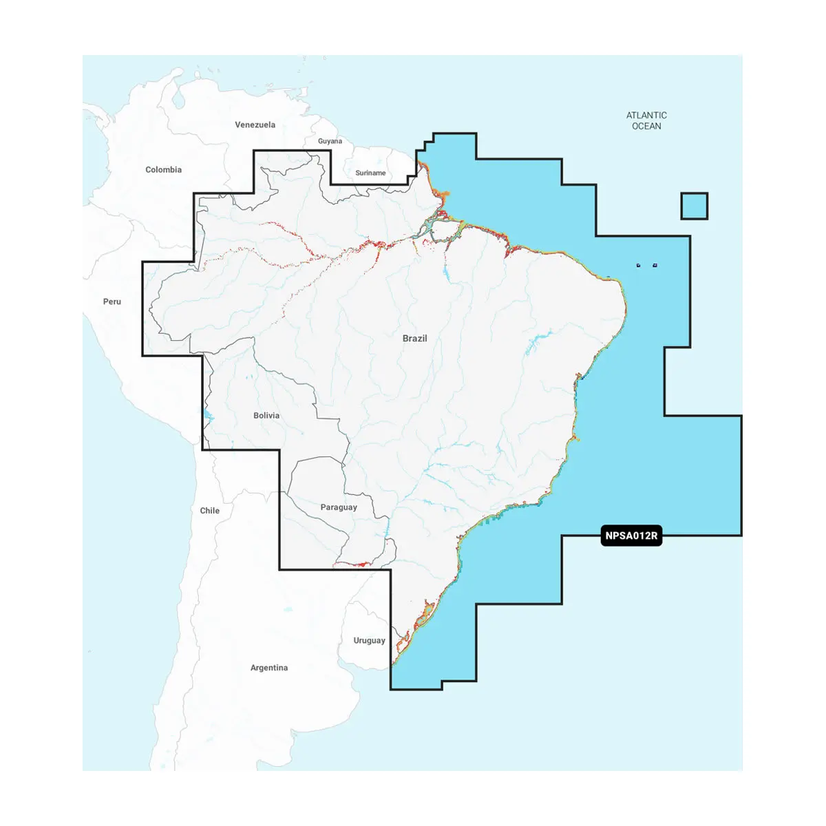 Brasilien - Karten für Hochsee- und Binnengewässer