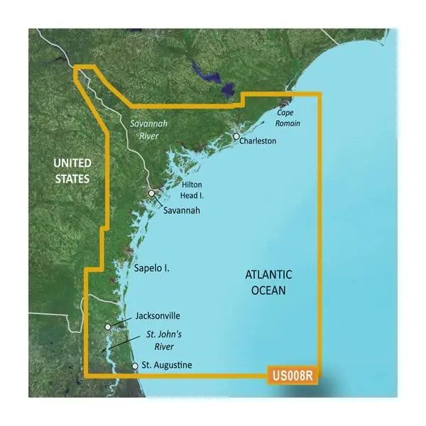 U.S., Charleston, SC to Jacksonville, FL Coastal Charts