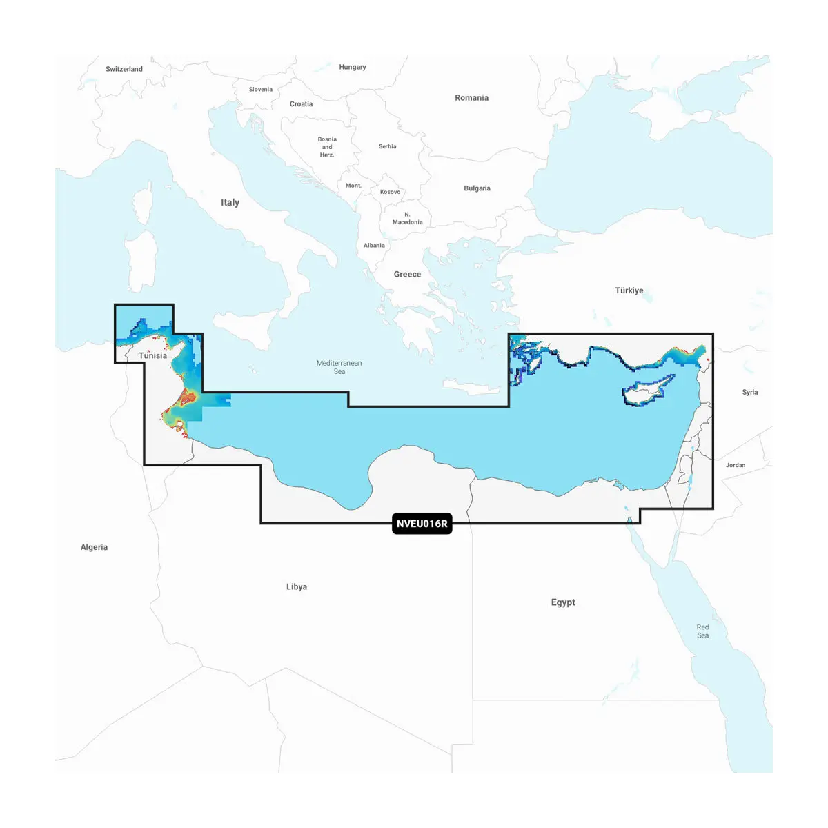 Mittelmeer, Südosten – Seekarten