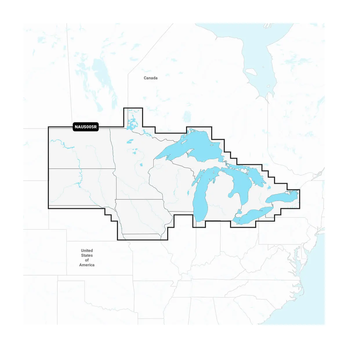 Norden der USA und Große Seen - Seekarten