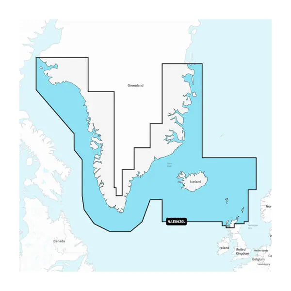 Grönland und Island - Seekarten
