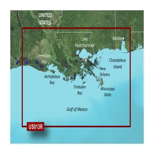 U.S., Mobile to Lake Charles, LA Coastal Charts