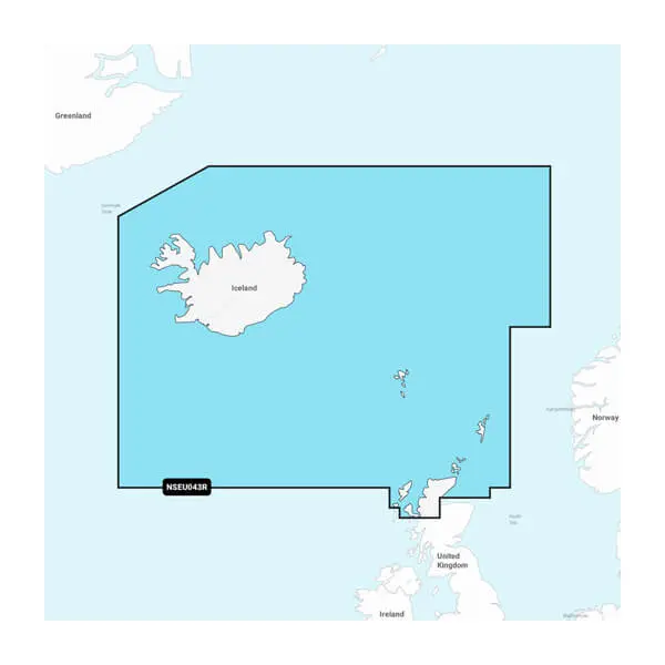Island bis Orkney – Seekarten