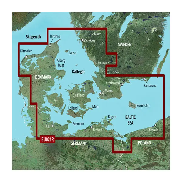 Denmark East to Sweden Southeast Coastal and Inland Charts