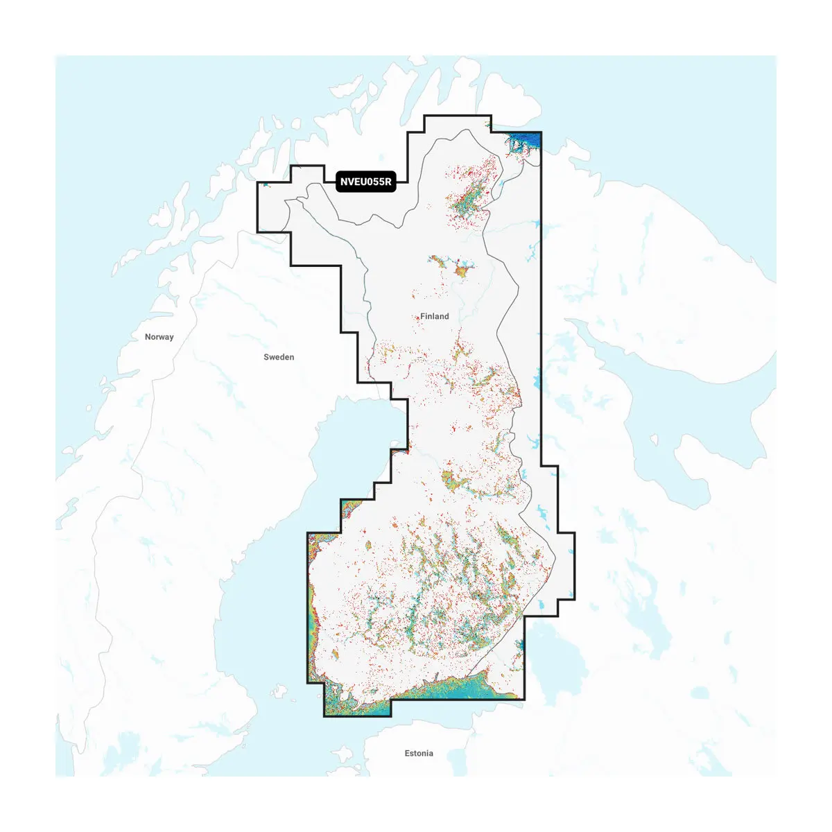 Finnland, Seen & Flüsse – Seekarten für Binnengewässer
