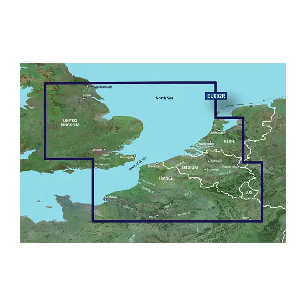 Great Britain Southeast to Belgium and Luxembourg Charts
