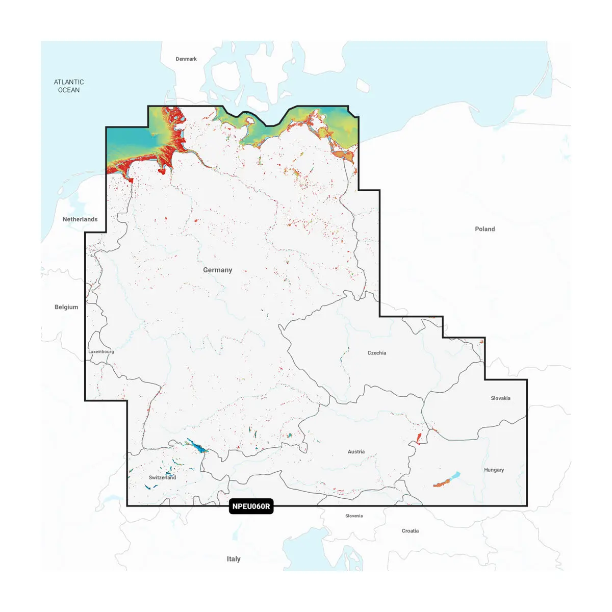 Deutschland, Seen und Flüsse - Seekarten für Binnengewässer