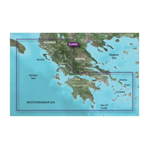 Greece West Coast and Athens Charts