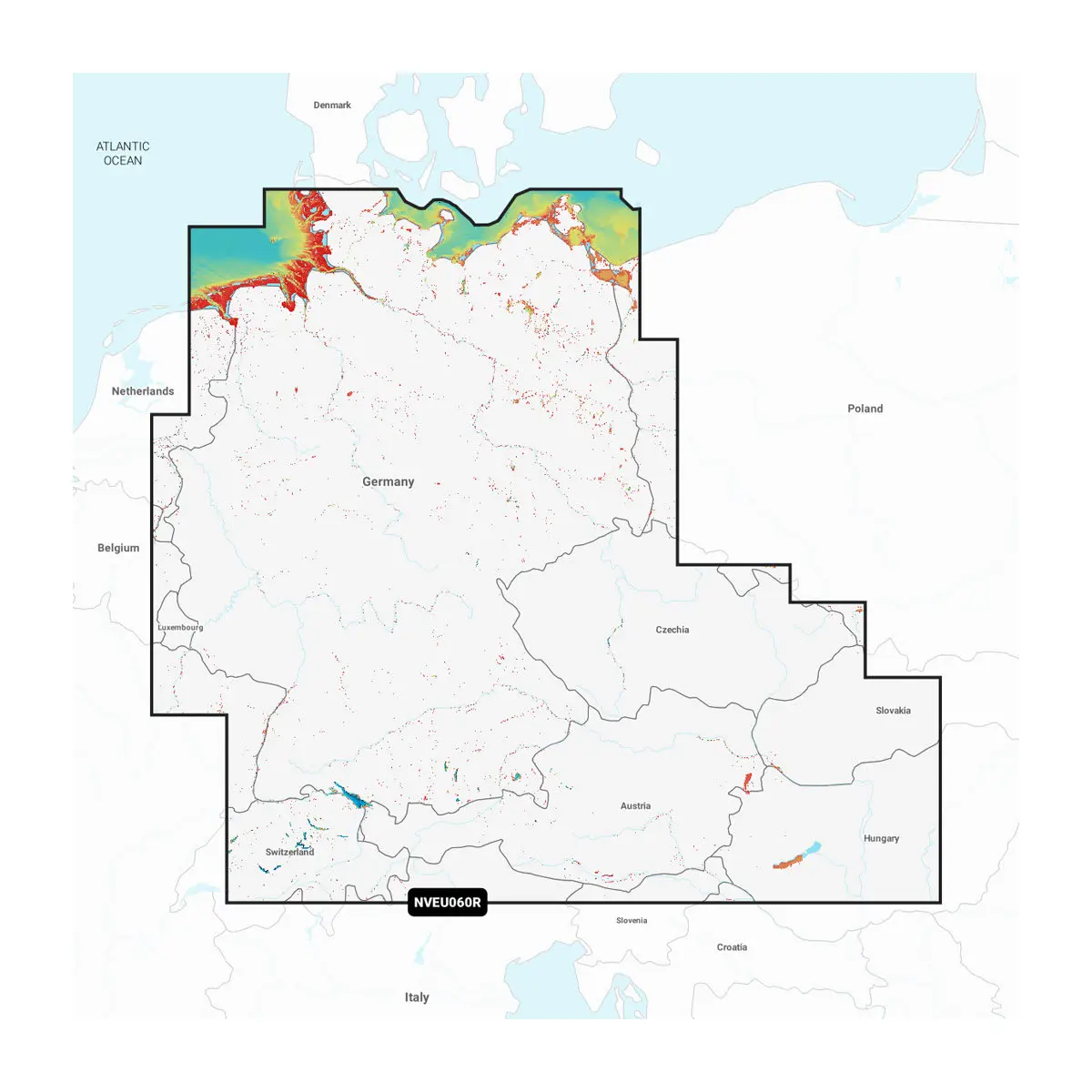 Deutschland, Seen & Flüsse – Seekarten für Binnengewässer