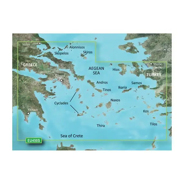 Greece, Athens and Cyclades Charts