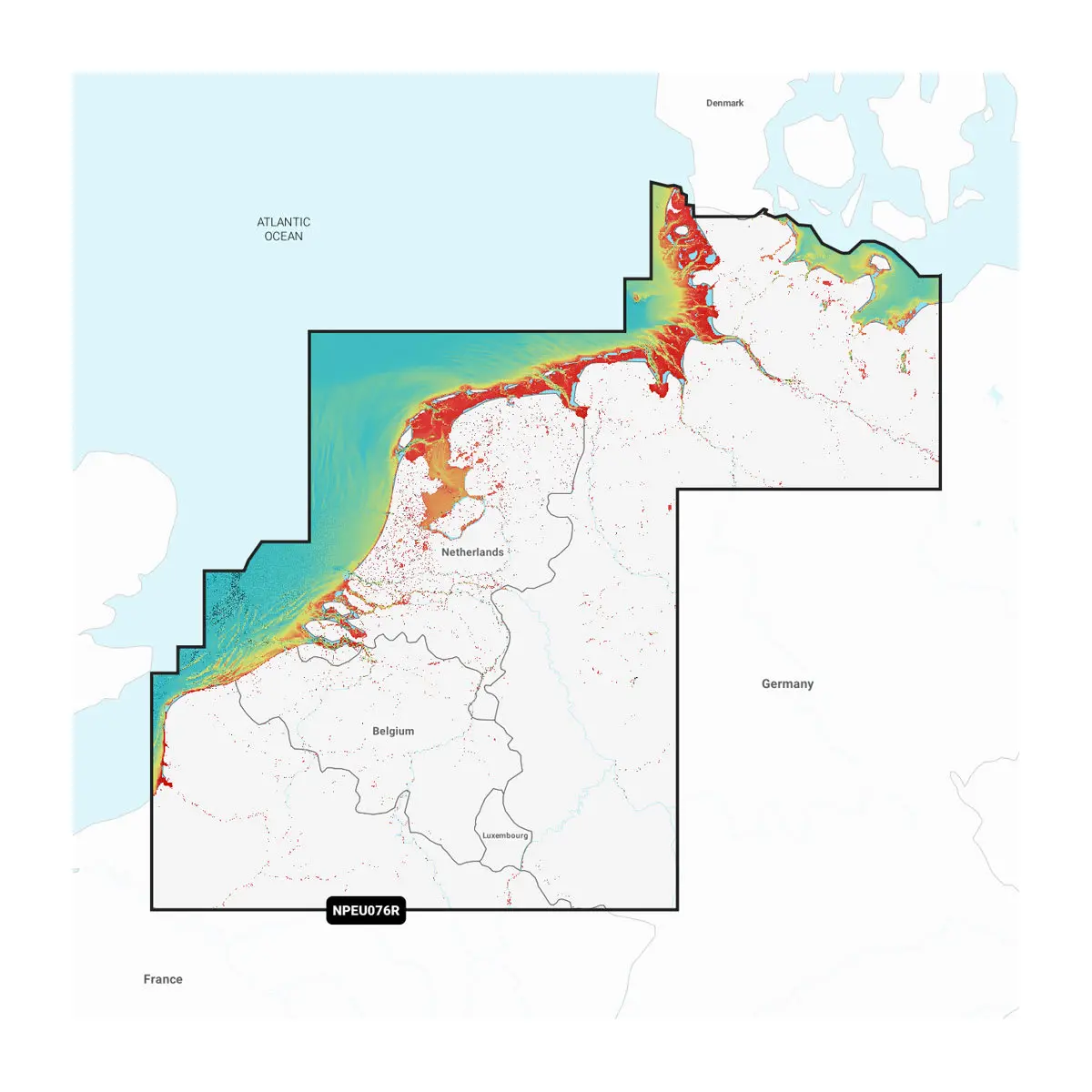 Beneluxländer und Deutschland, Westen - Seekarten