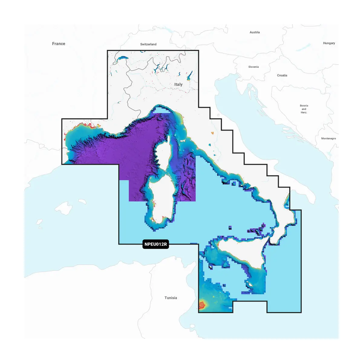 Mittelmeer, Mitte und Westen - Seekarten