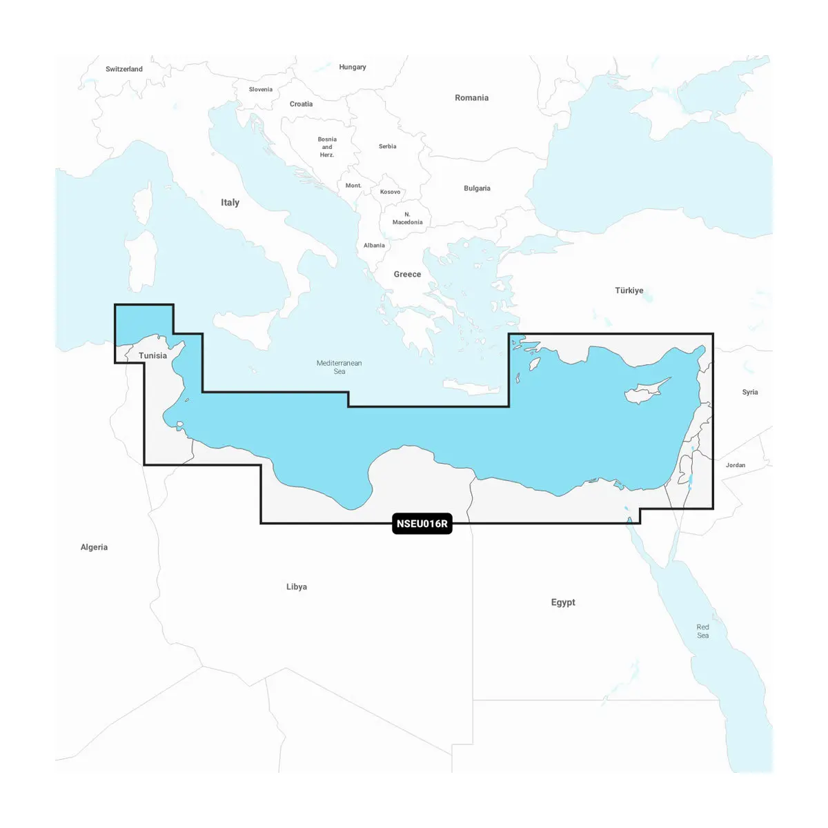 Mittelmeer, Südosten – Seekarten