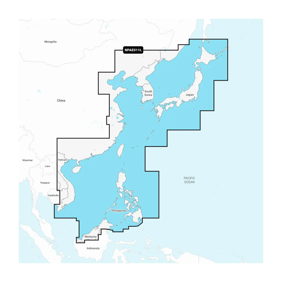 China Sea & Japan - Seekarten