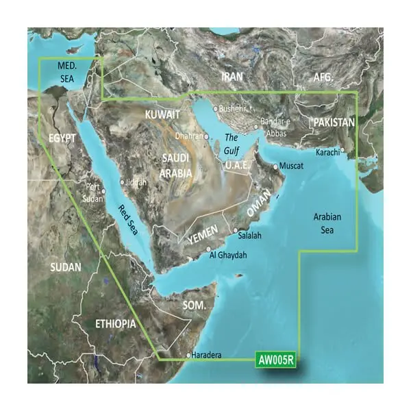 The Gulf and Red Sea Coastal Charts