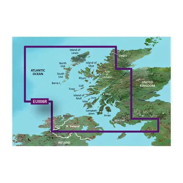 Scotland, West Coastal and Inland Charts