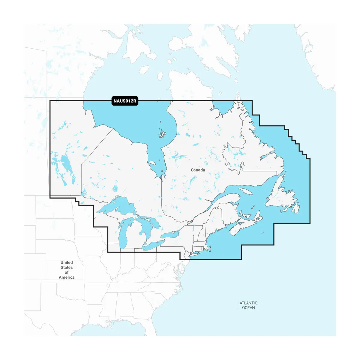 Kanada, Osten und Große Seen - Seen, Flüsse und Seekarten für die Küste