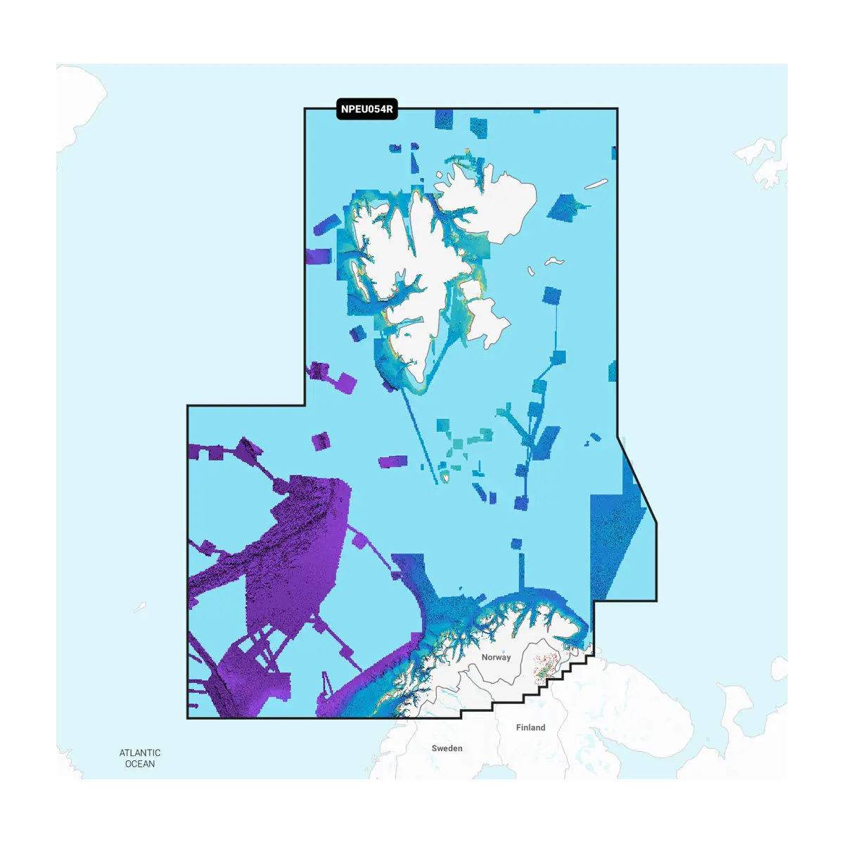 Norwegen, Vestfjord bis Svalbard - Seekarten
