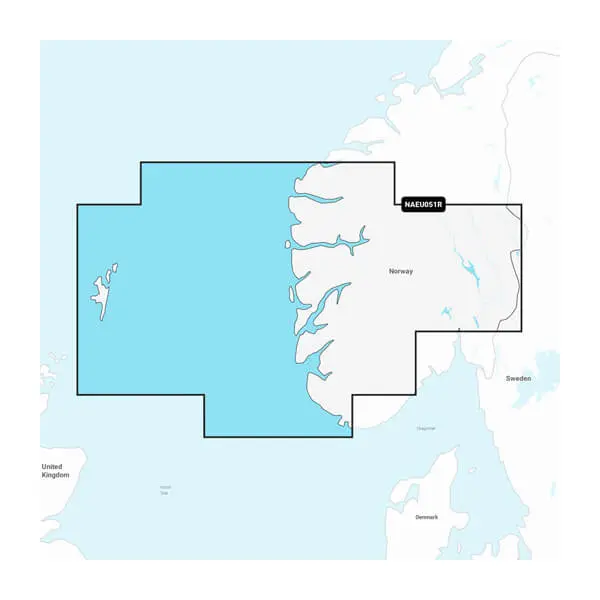 Norwegen, Lista bis Sognefjord - Seekarten